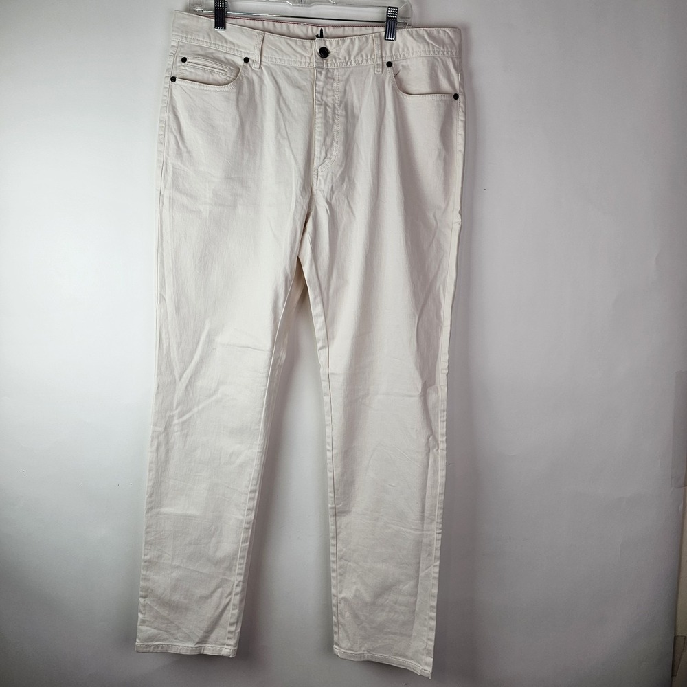 Johnnie-O Cross Country Peformance Pants Mens 36x34 Stone Prep-Formance Chino